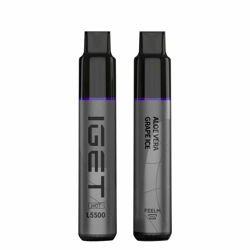 IGET HOT 5500 Puffs Aloe Vera Grape Ice