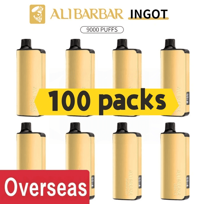 Alibarbar Ingot 9000 puffs-100 pack Multiple flavors
