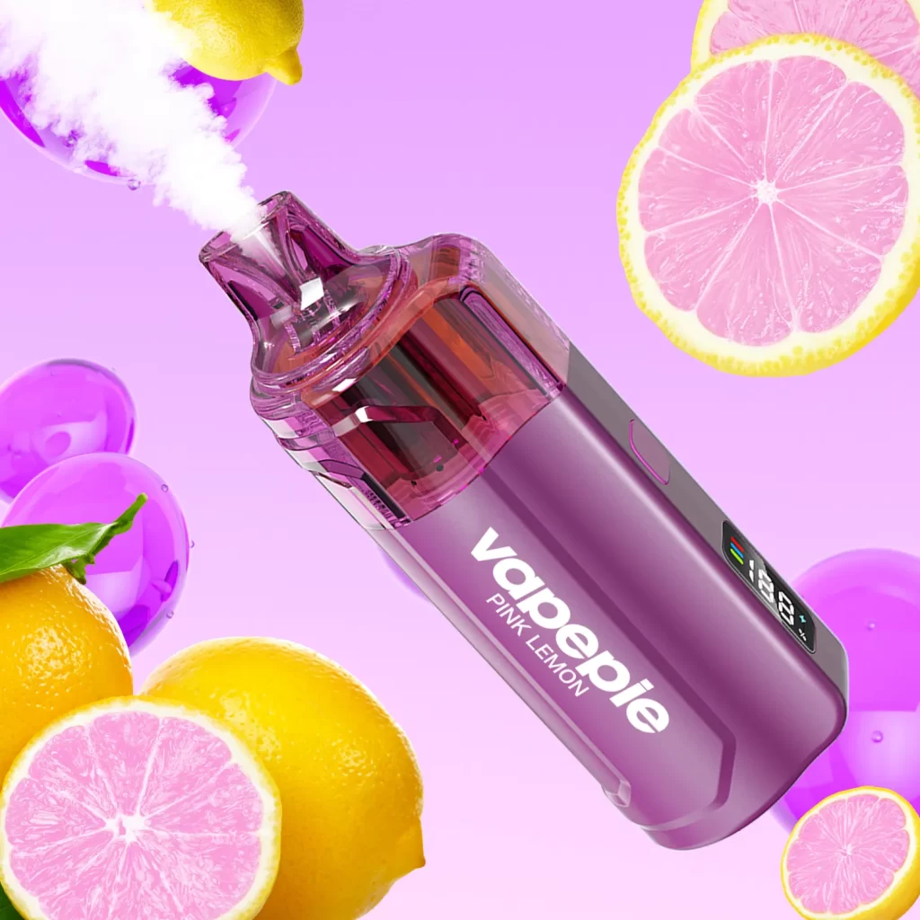 Vapepie Crystal Pop 15000 Puffs Pink Lemon