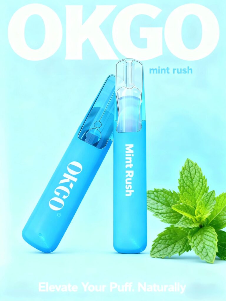 OKGO 6500 Puffs Mint rush -10 Pack