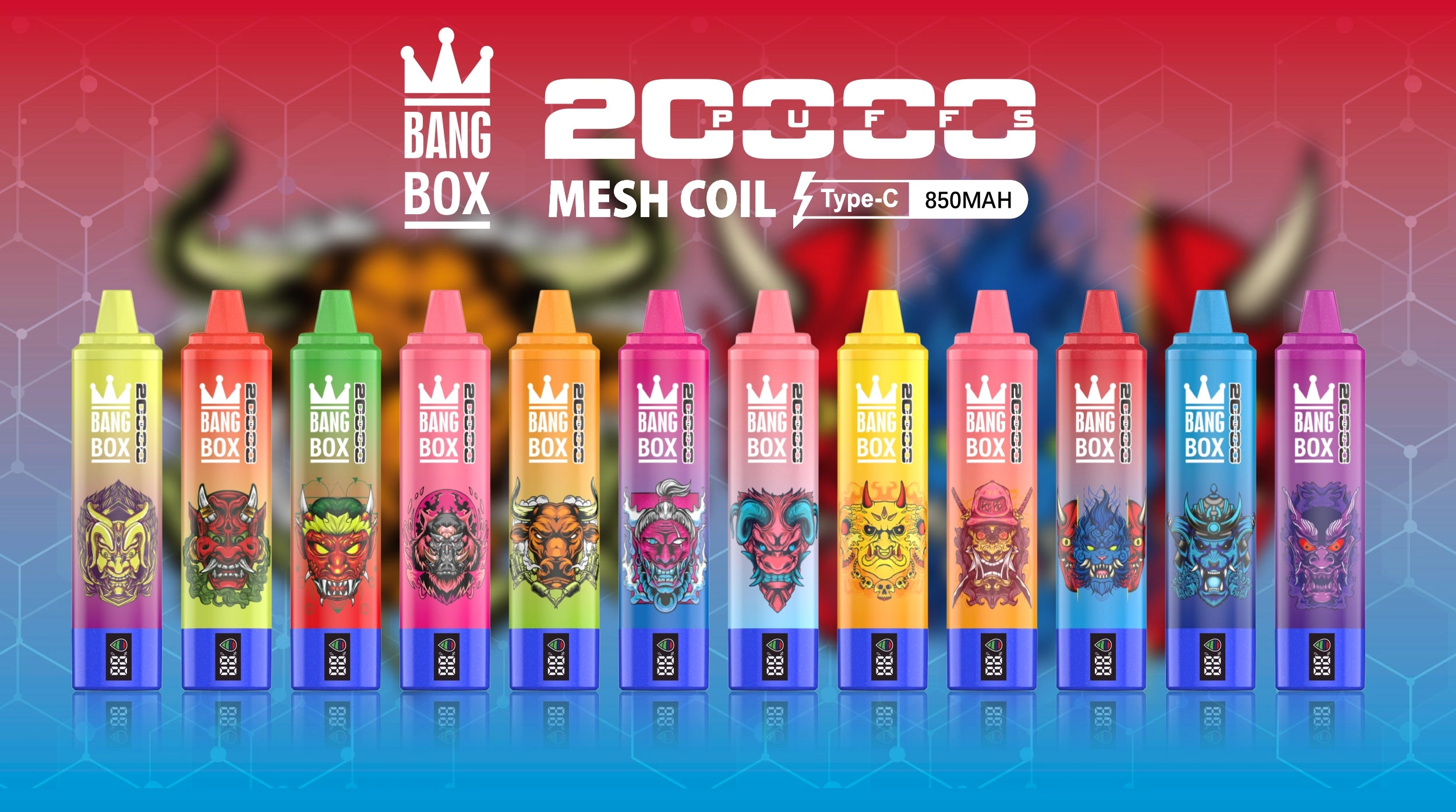 Vergleichstabelle der ausvape Disposable Vapes Alibarbar Ingot 9000 vs IGET Moon mit Spezifikationen