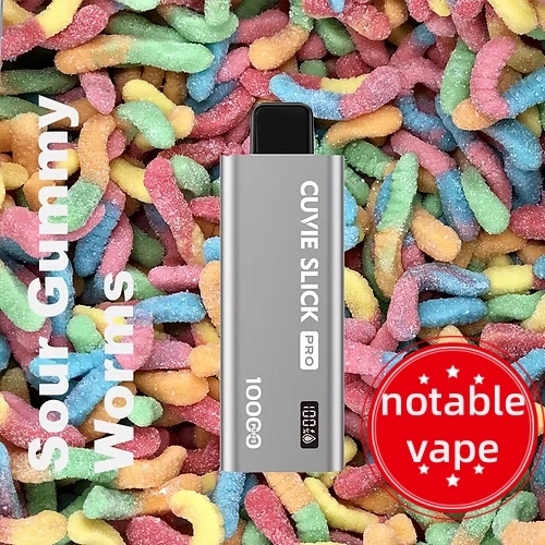 HQD Slick Pro – Sour Gummy Worms – 10,000